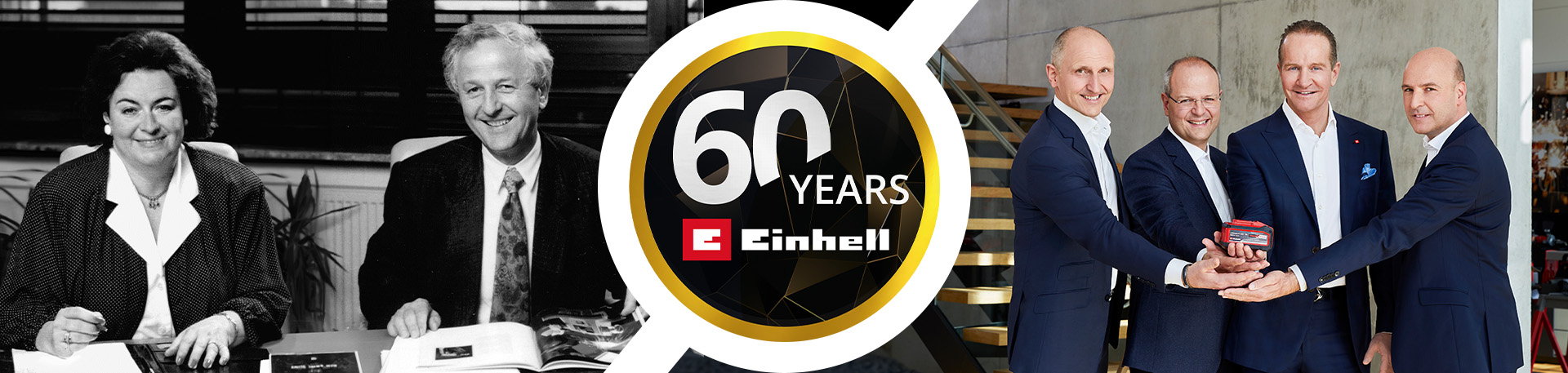 Keyvisual of 60 years Einhell 