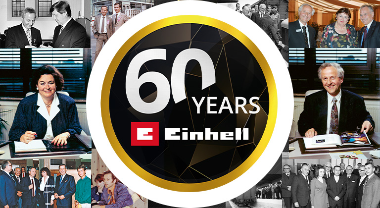 Keyvisual of 60 years Einhell