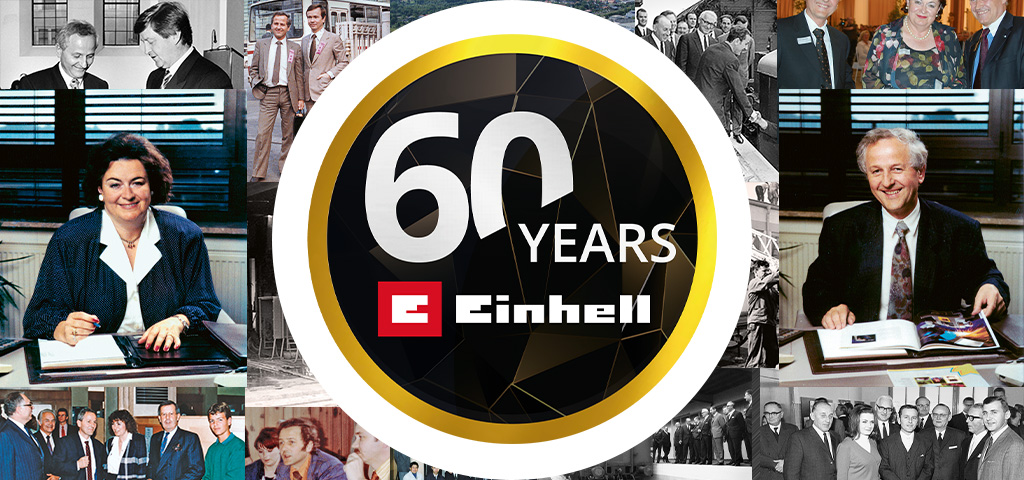 Keyvisual of 60 years Einhell